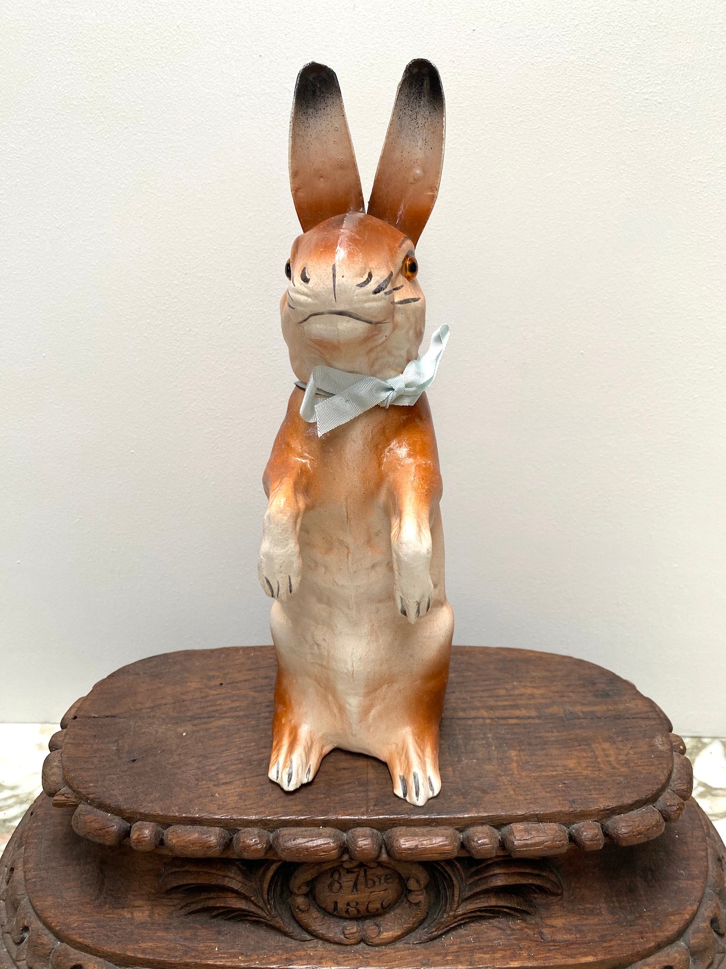 Antique German Standing Papier-Mache Rabbit