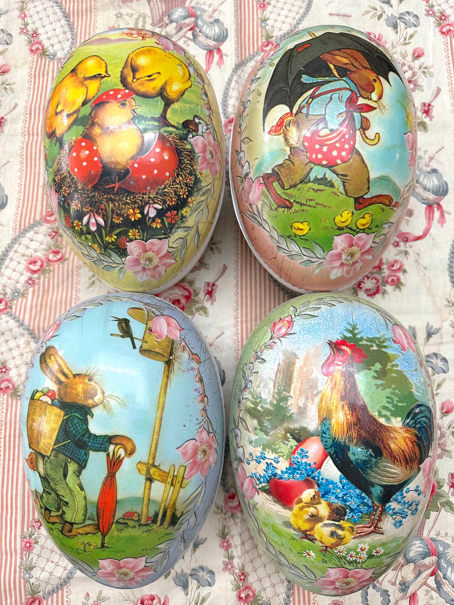 German Paper Eggs Extra Large - 'Easter Joy'