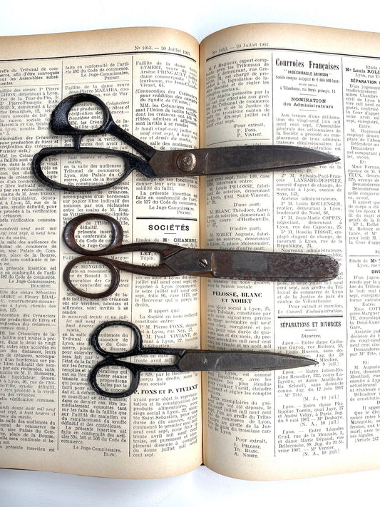 Antique French Fabric Scissors