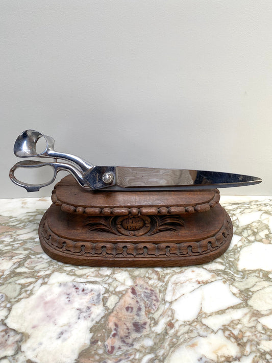 Antique French Grande 'Nogent' Fabric Scissors