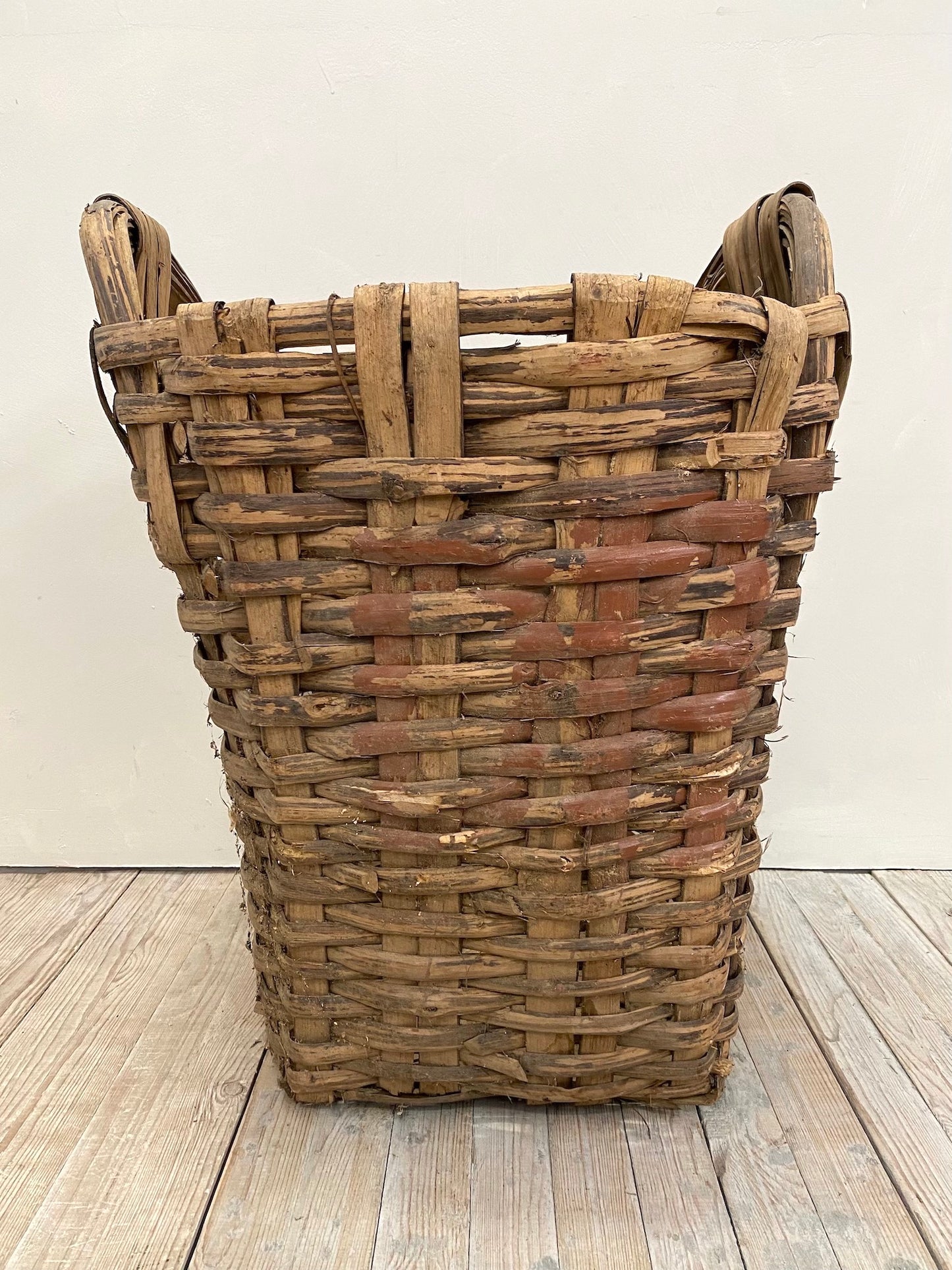 Vintage French Harvest Basket 11