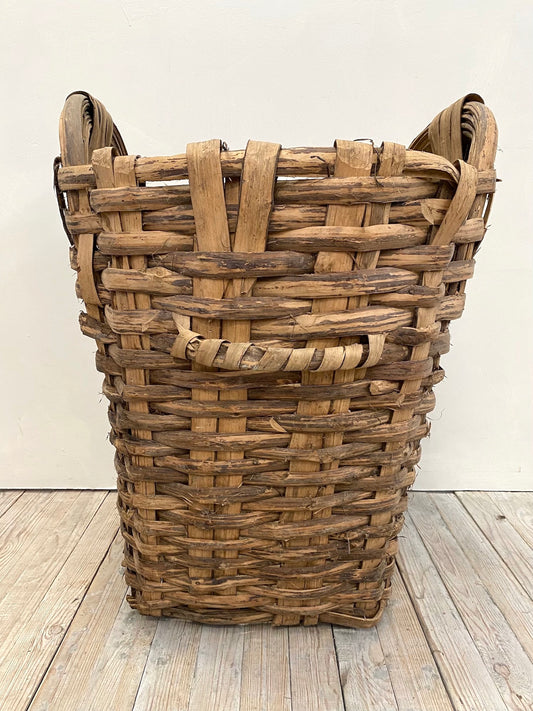 Vintage French Harvest Basket 11