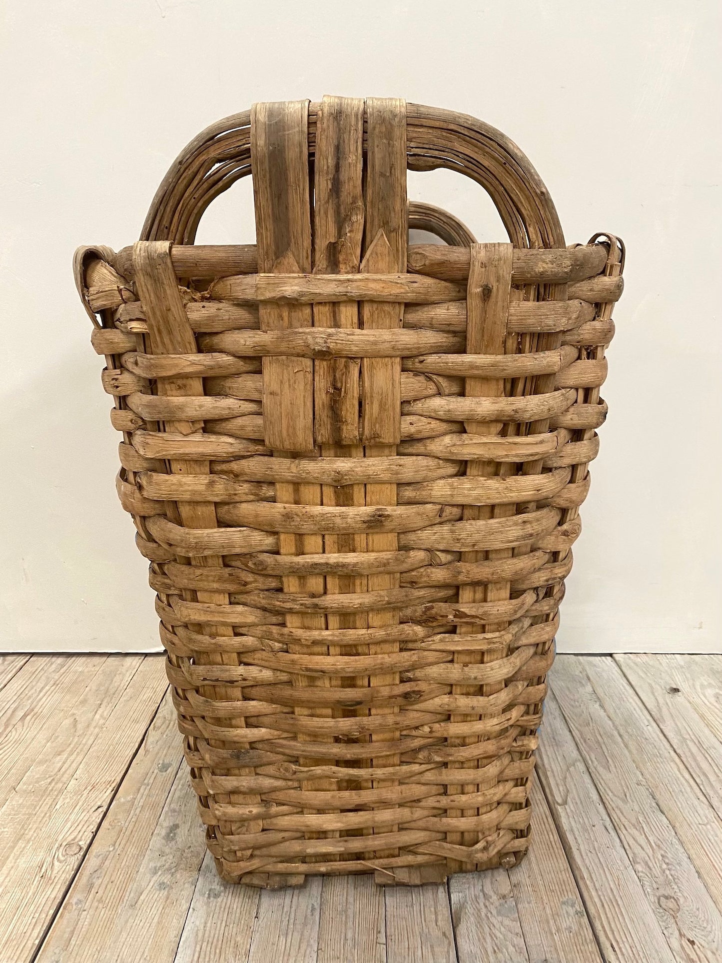 Vintage French Harvest Basket 15