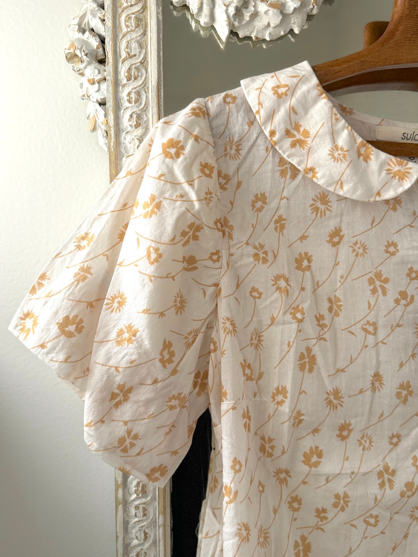 Sula Sweet Blouse - Floral Print - Misted Yellow