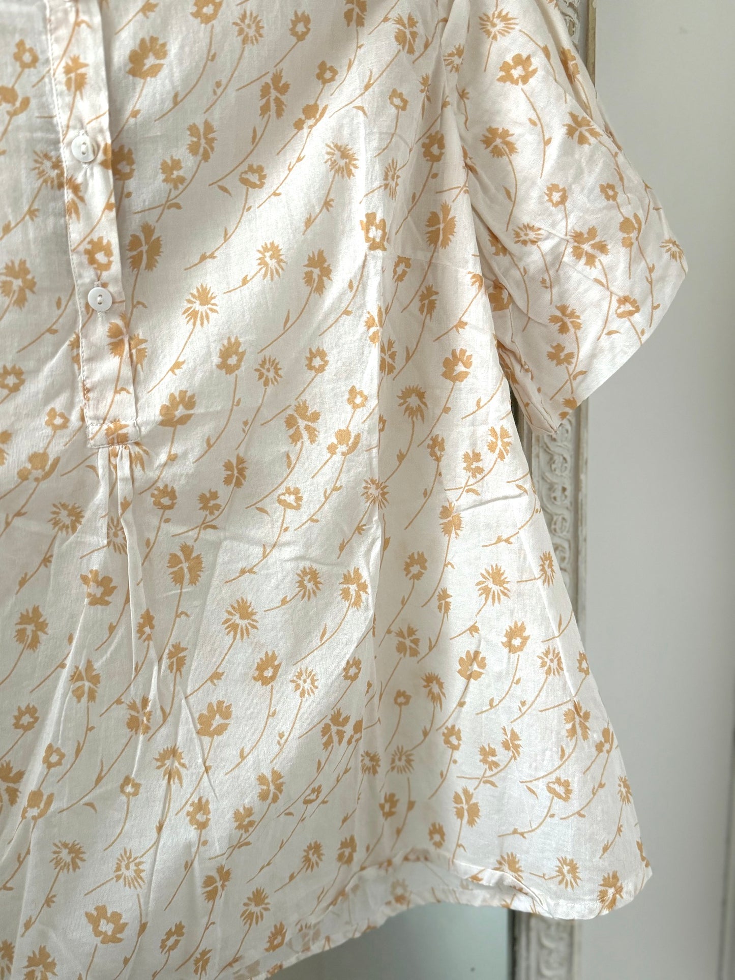 Sula Sweet Blouse - Floral Print - Misted Yellow