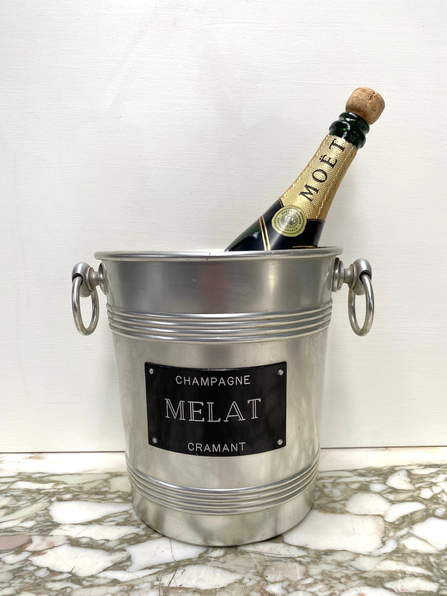 Vintage French Champagne Bucket 'Melat'