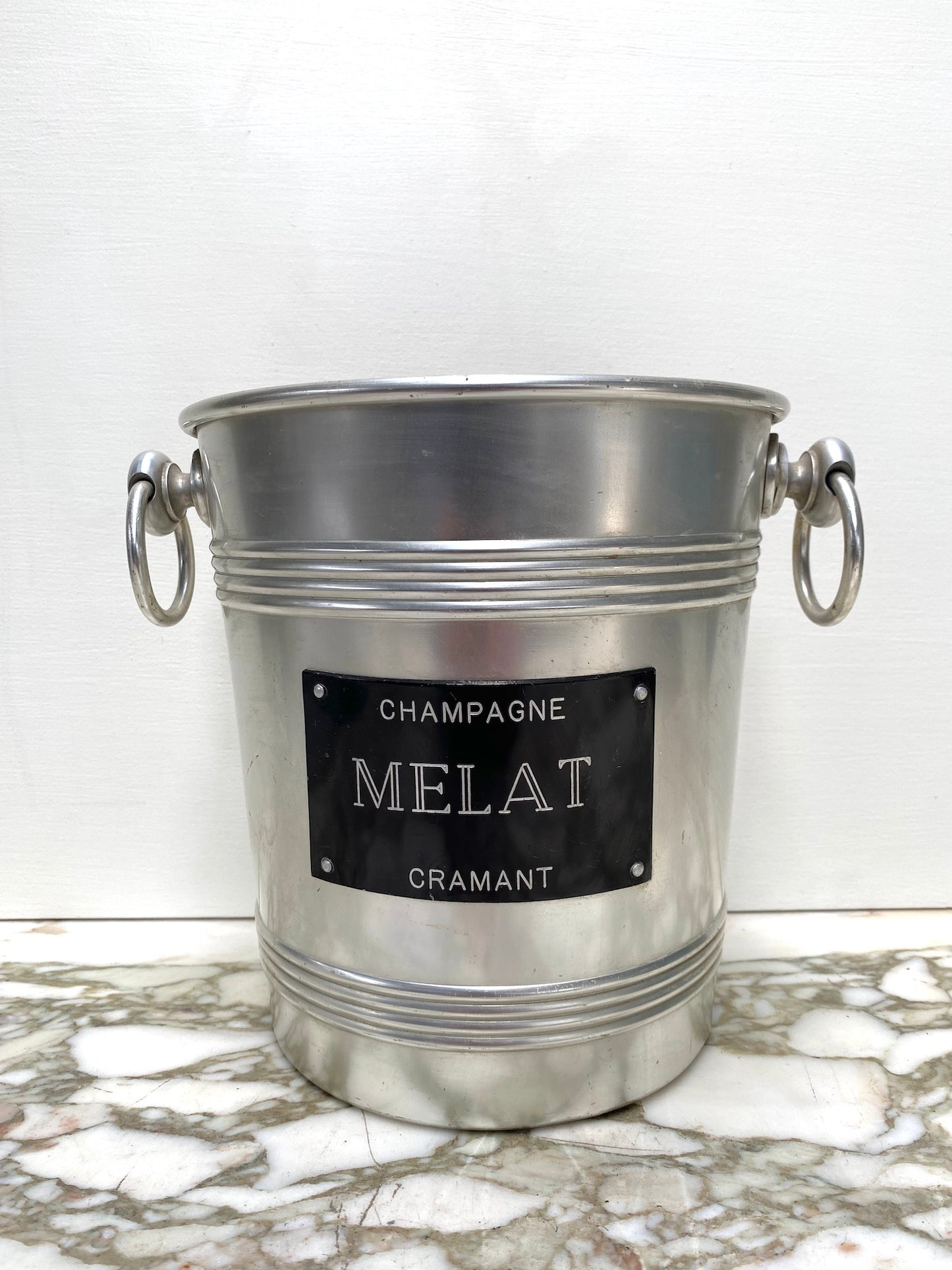 Vintage French Champagne Bucket 'Melat'