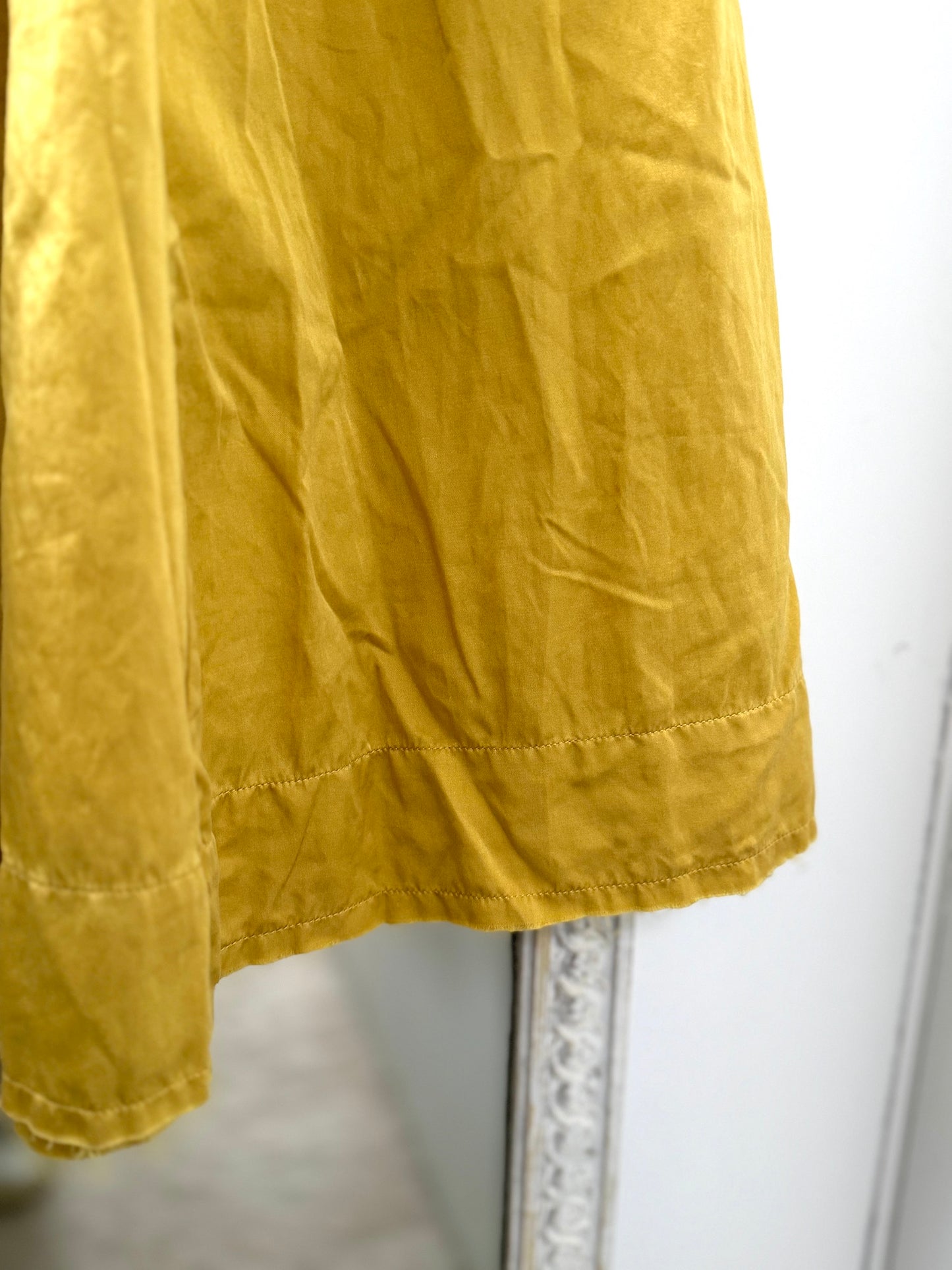 Sula Long Skirt - Silk Cotton - Misted Yellow