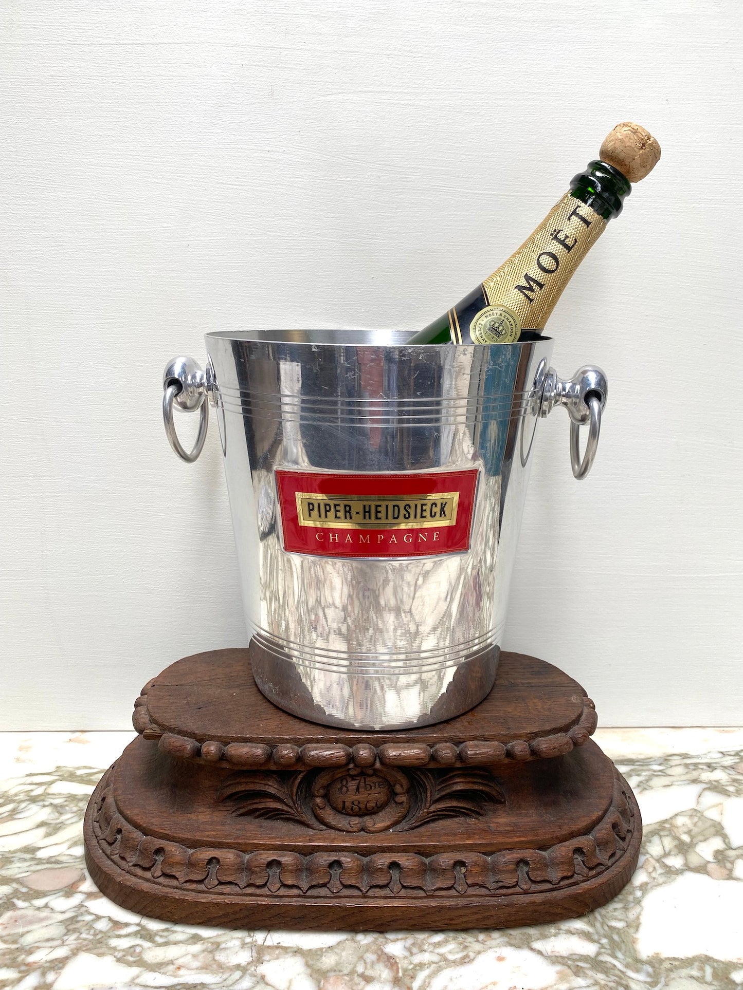 Vintage French Champagne Bucket 'Piper-Heidsieck'