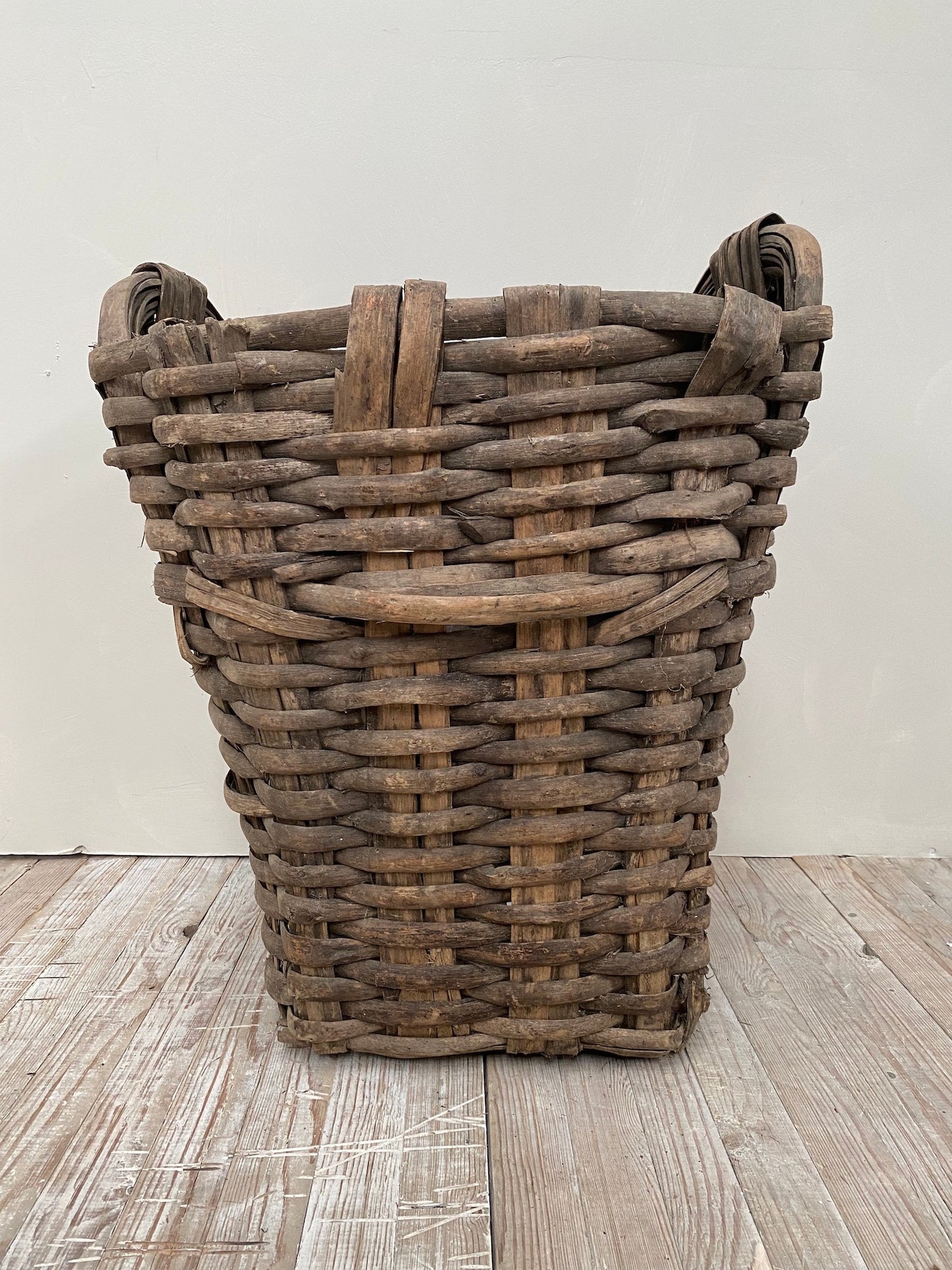 Vintage French Harvest Basket 9