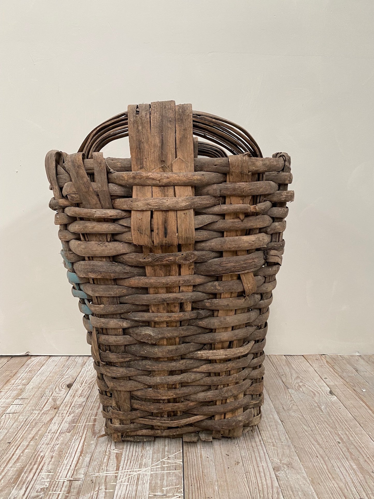 Vintage French Harvest Basket 9