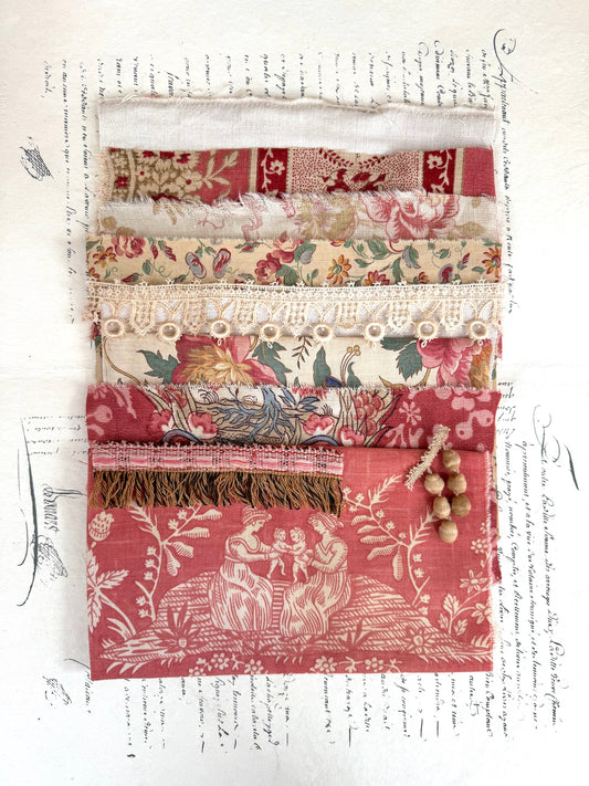 Antique French Pink Fabric Pack III