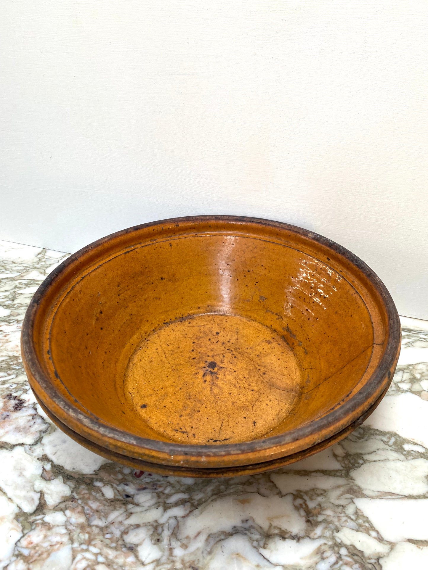 Vintage Spanish Glazed Bowl - Mustard - Petite