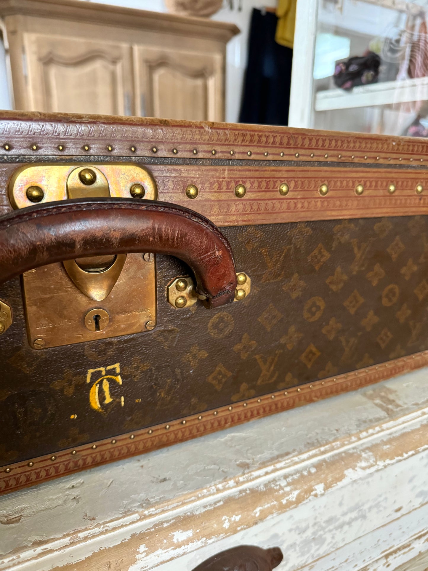 Vintage French Louis Vuitton Suitcases