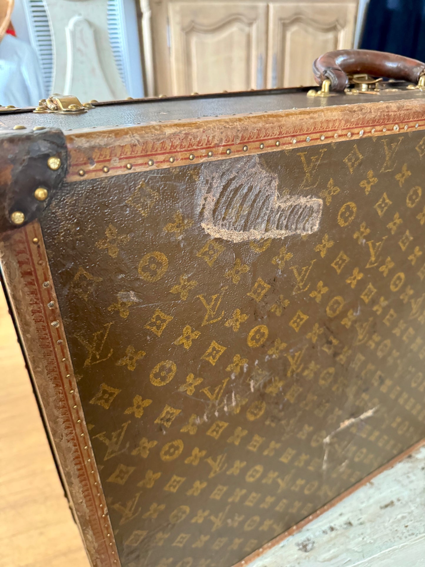 Vintage French Louis Vuitton Suitcases