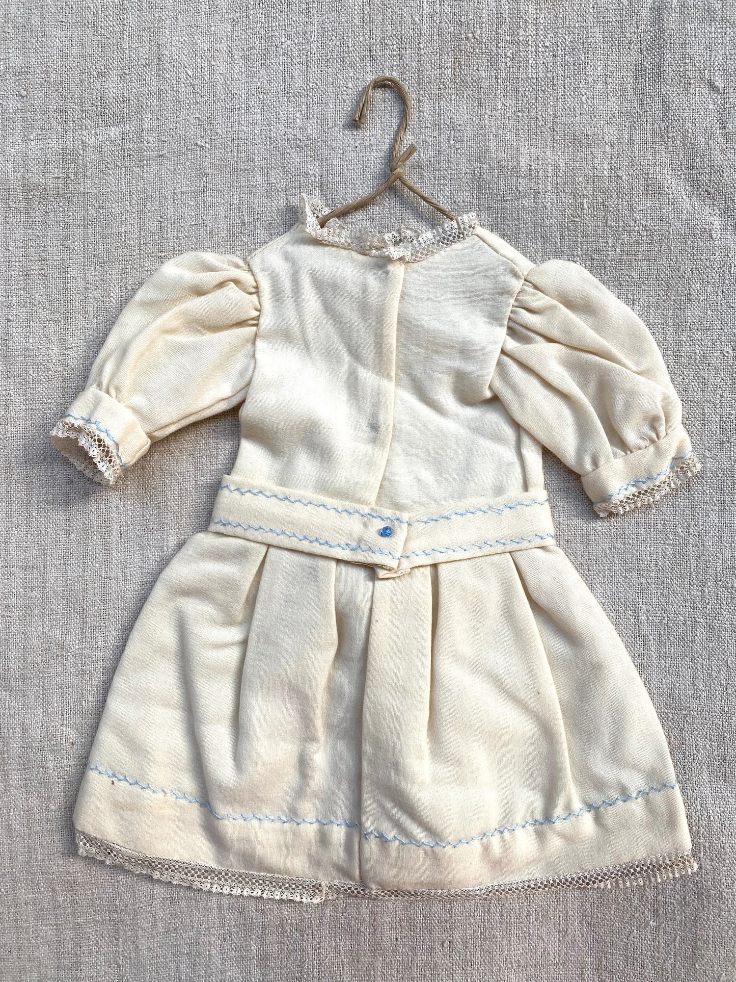 Antique French Tiny Wool Dress