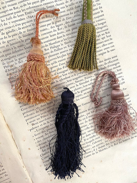 Antique French Silk Tassels - Multi