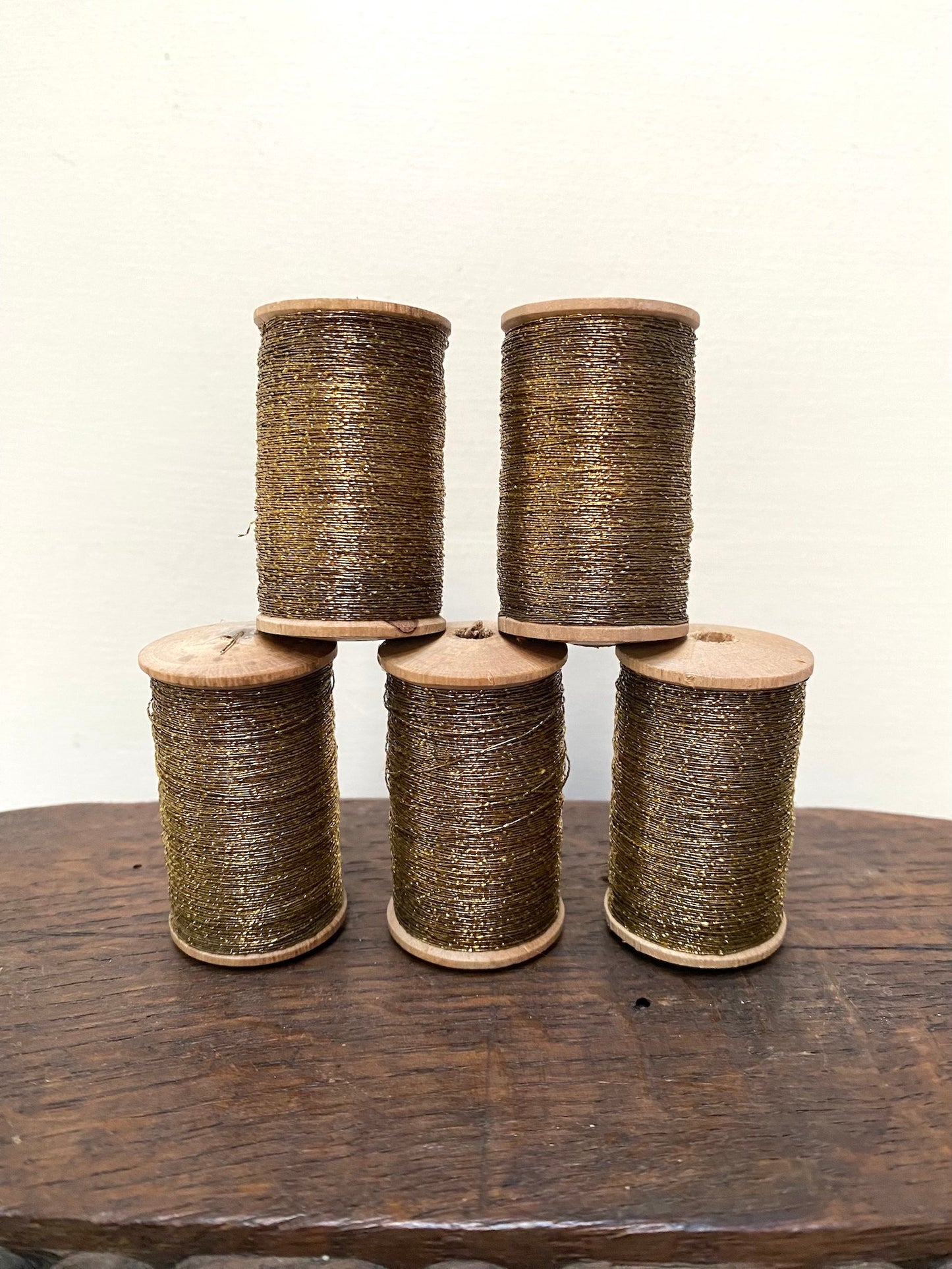 Antique French Metallic Embroidery Thread