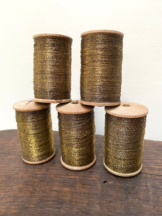 Antique French Metallic Embroidery Thread