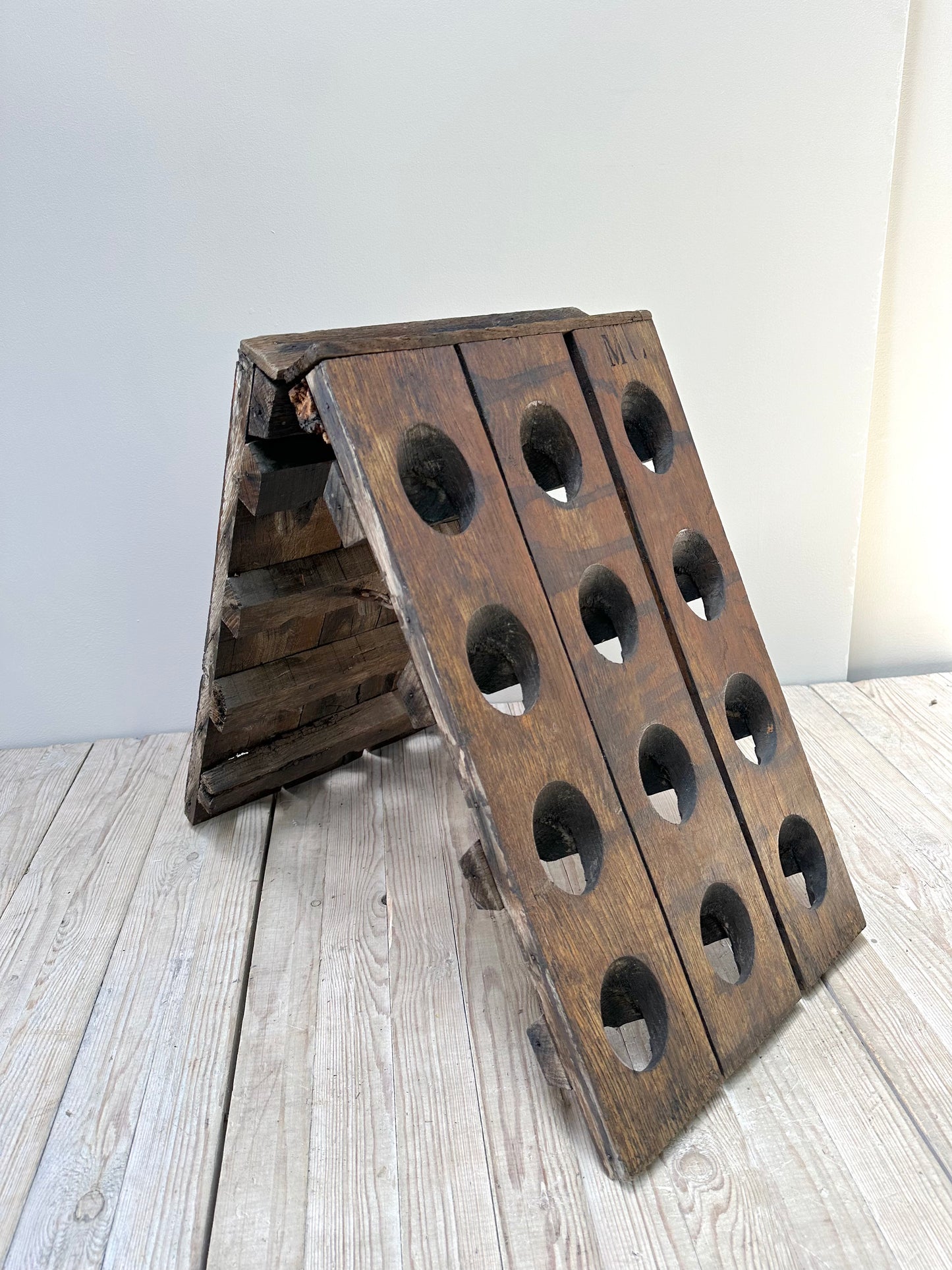 Vintage French Petite Riddling Rack