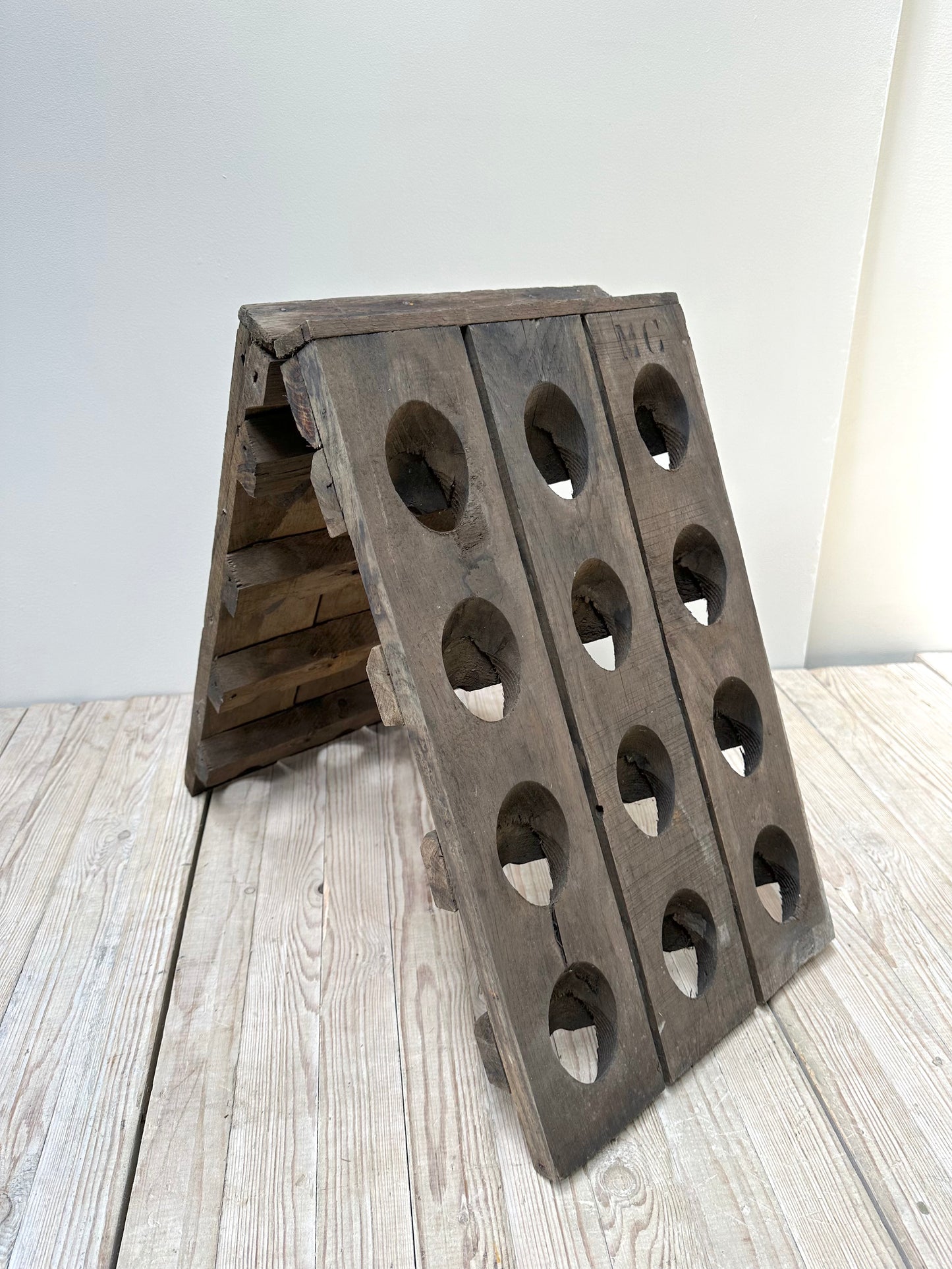 Vintage French Petite Riddling Rack