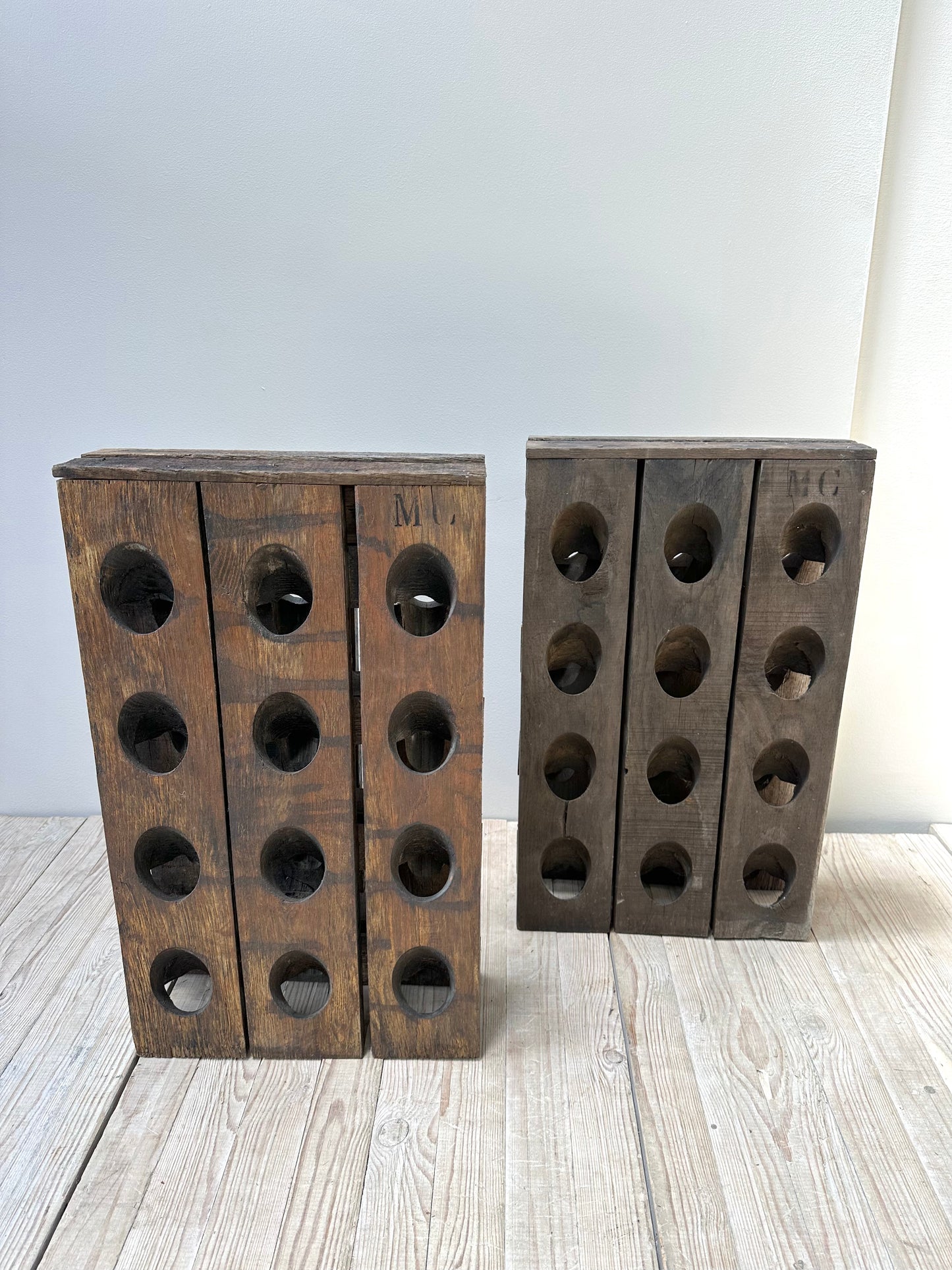 Vintage French Petite Riddling Rack