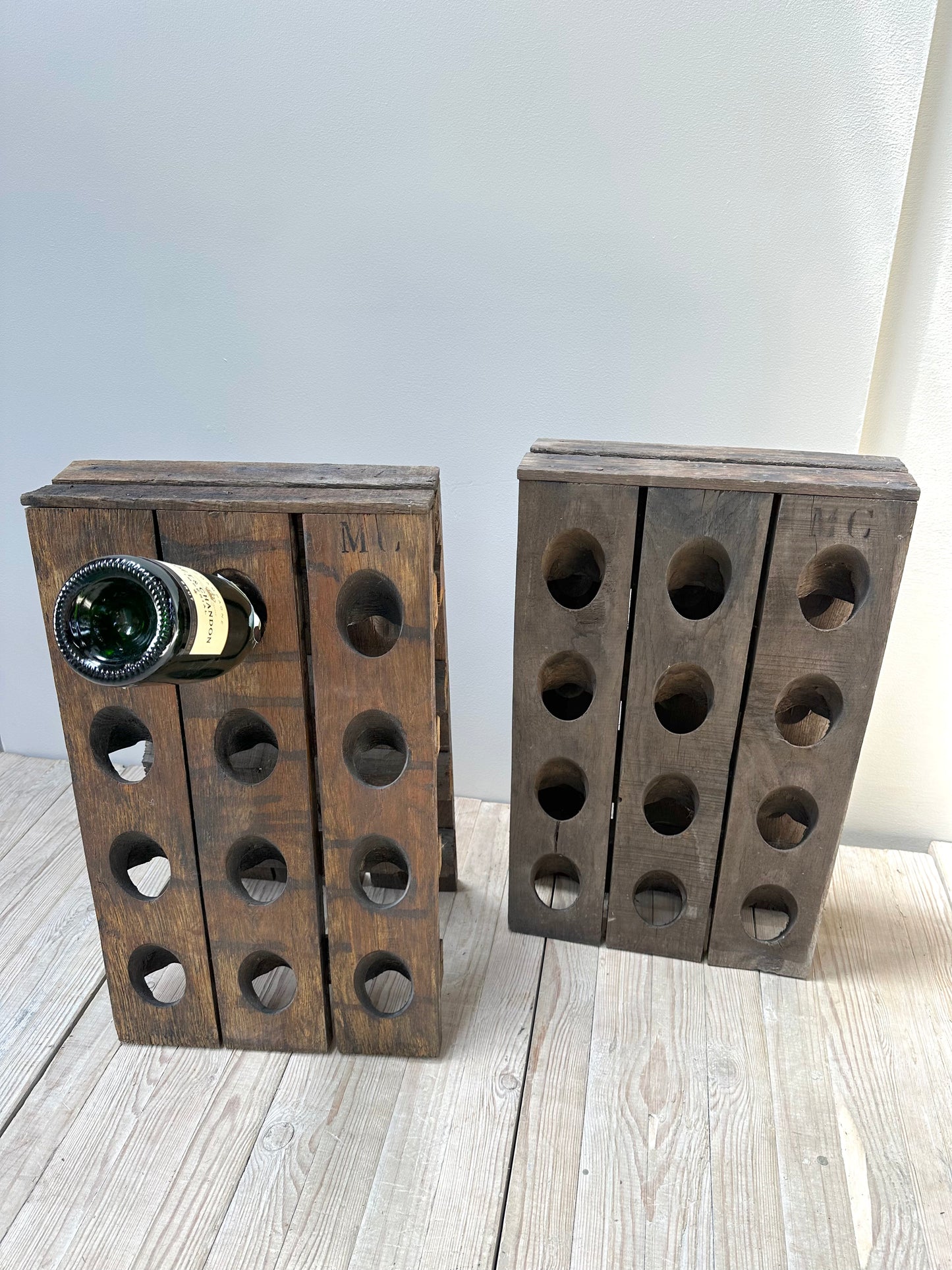 Vintage French Petite Riddling Rack