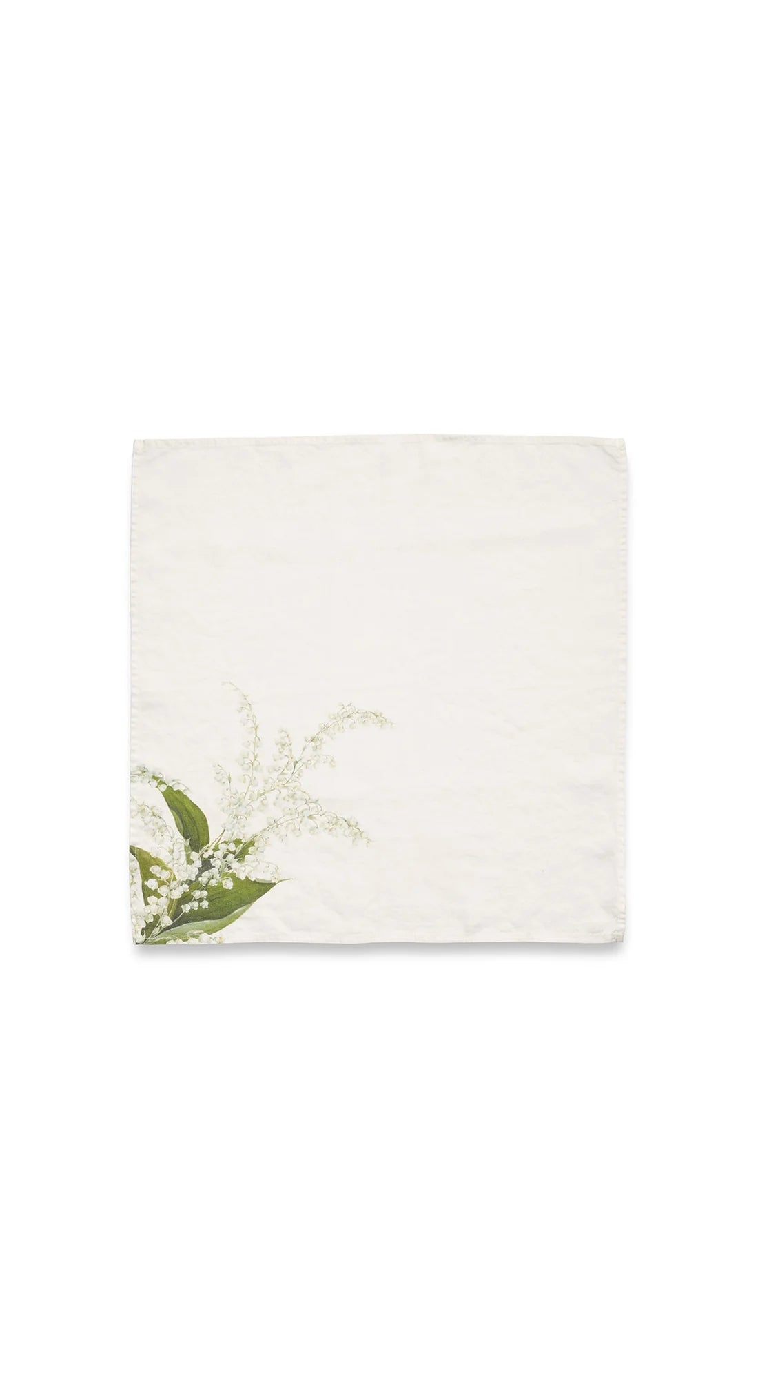 Summerill & Bishop 'Lily of the Valley' Pair of Linen Napkins