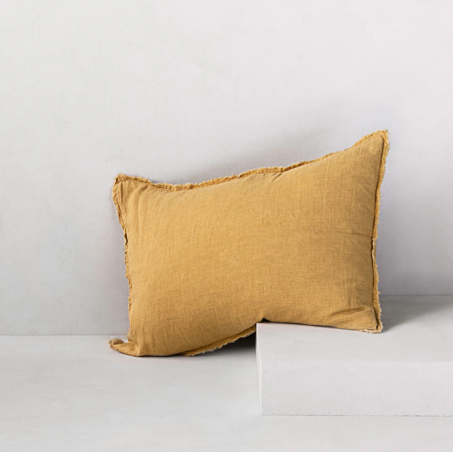 Hale Mercantile 'Flocca' Linen Standard Pillowcase