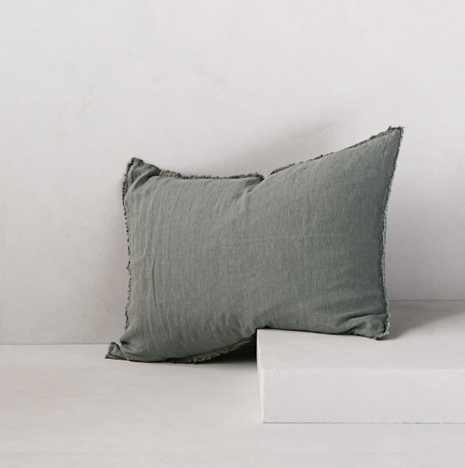 Hale Mercantile 'Flocca' Linen Standard Pillowcase