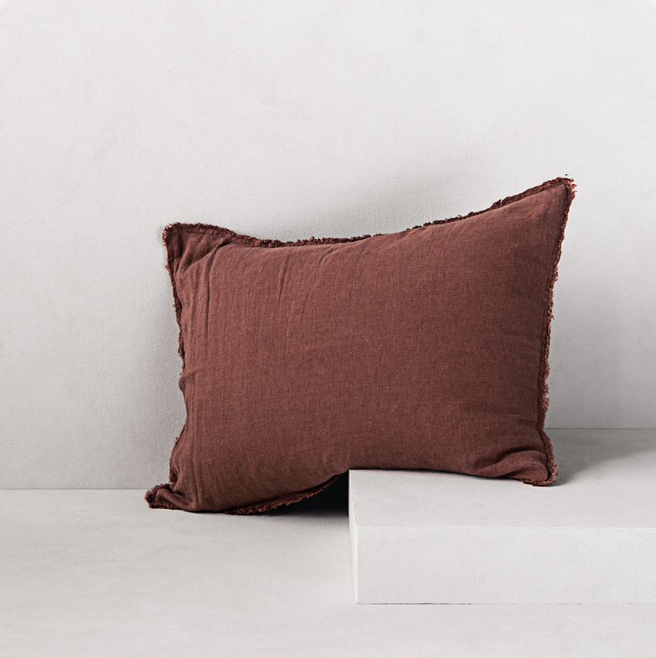 Hale Mercantile 'Flocca' Linen Standard Pillowcase