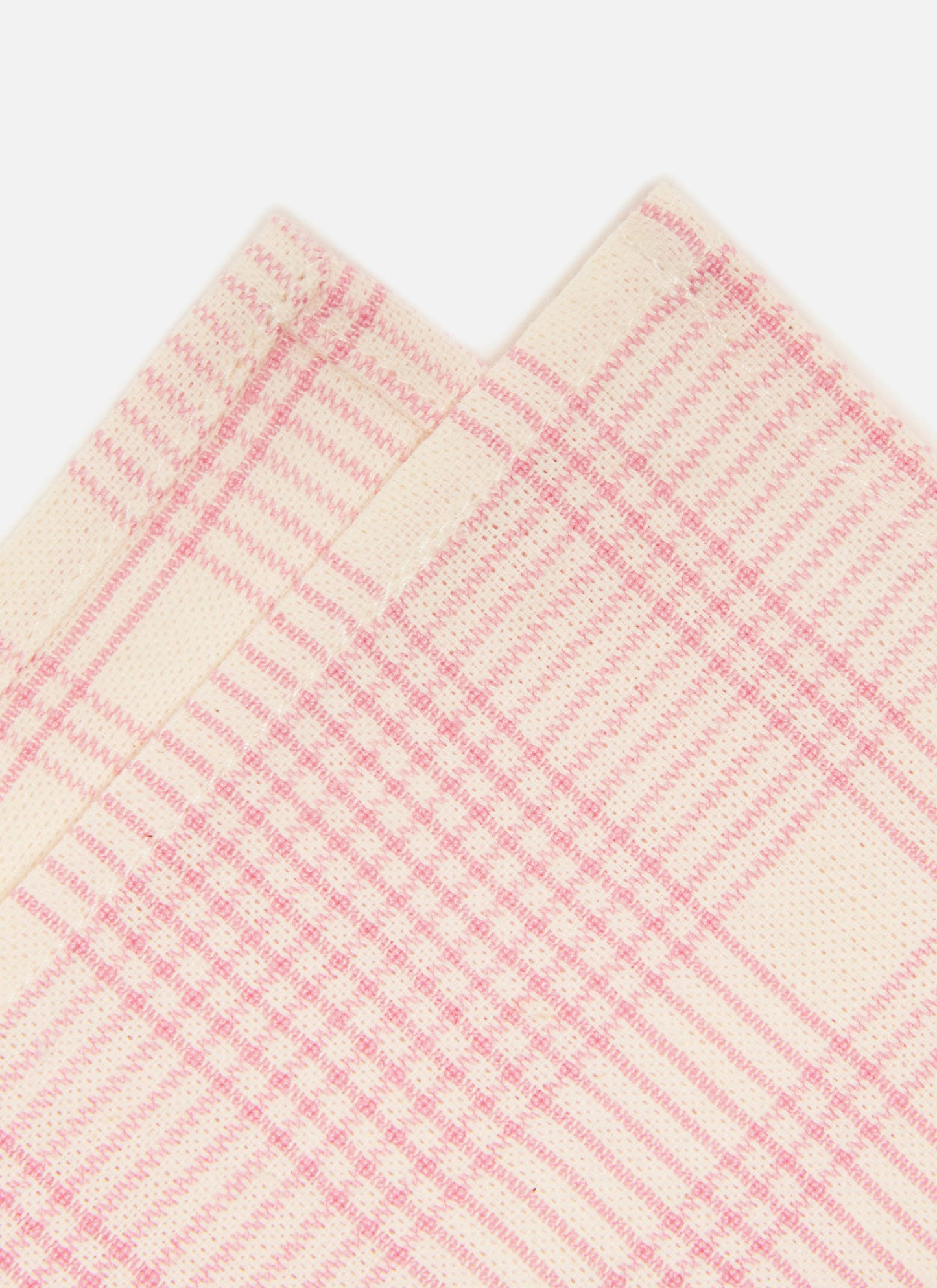 Heather Taylor Home 'Marianne Plaid - Peony' Linen Napkins Set of 4