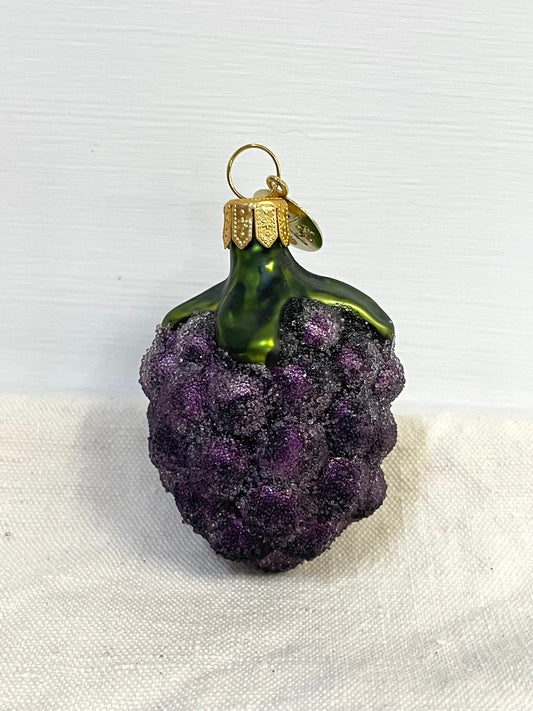 Polish Glass Ornament - Miniature Blackberry