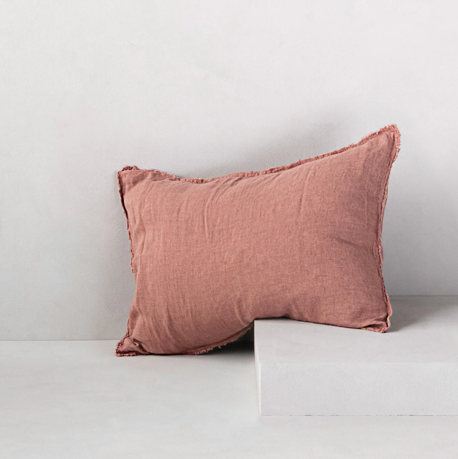 Hale Mercantile 'Flocca' Linen Standard Pillowcase