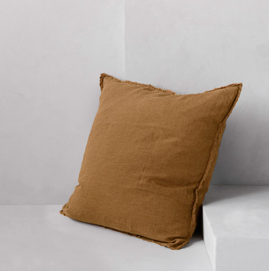 Hale Mercantile 'Flocca' Linen European Pillowcase