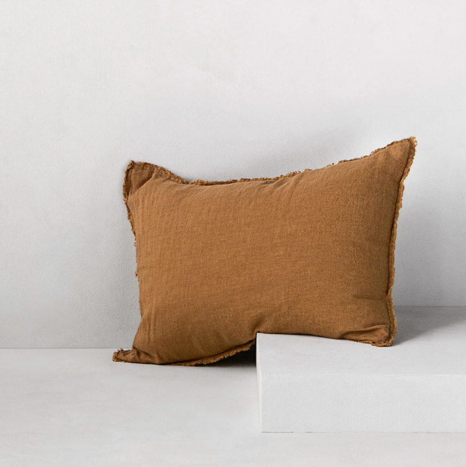 Hale Mercantile 'Flocca' Linen Standard Pillowcase