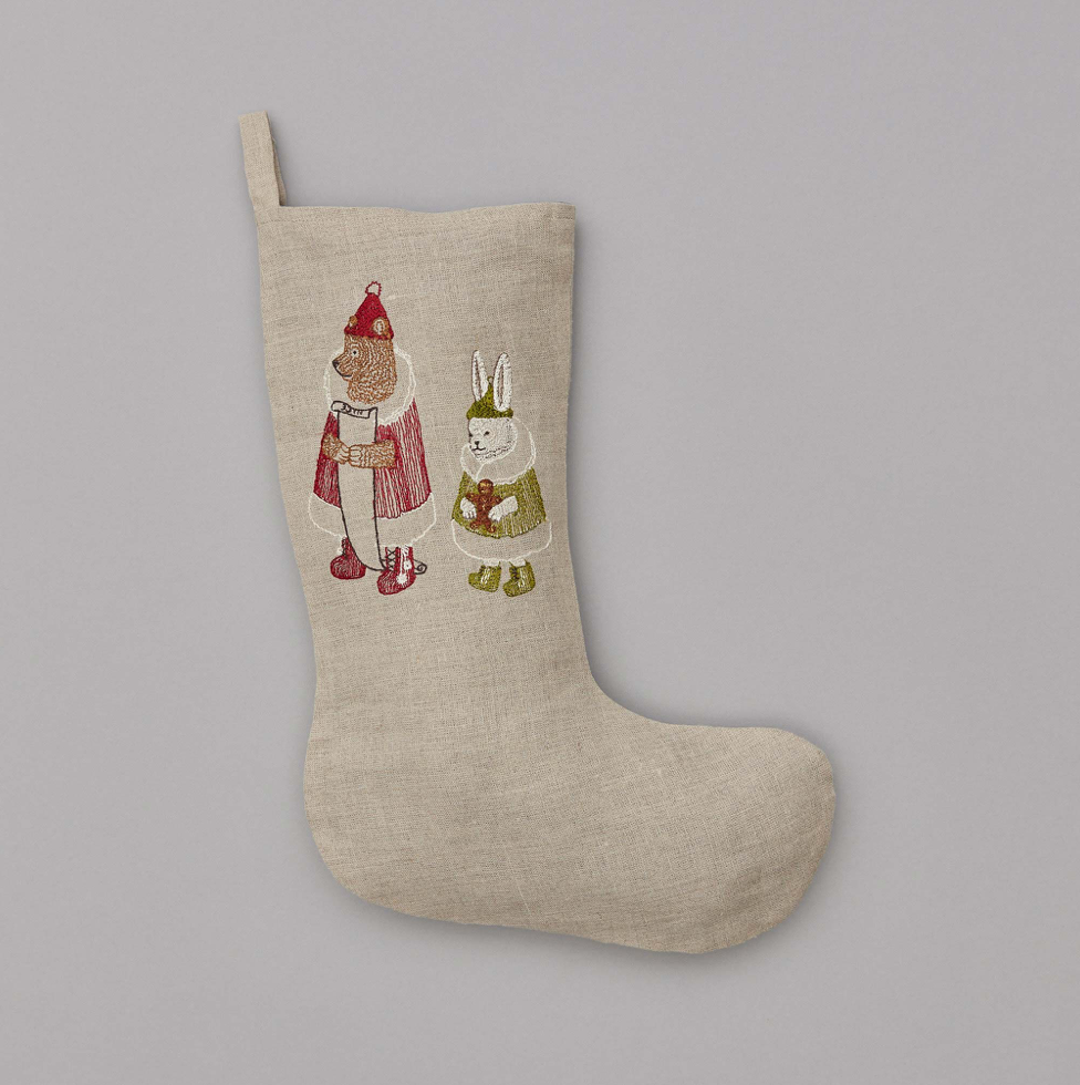 Coral & Tusk North Pole Bear and Bunny Small Stocking