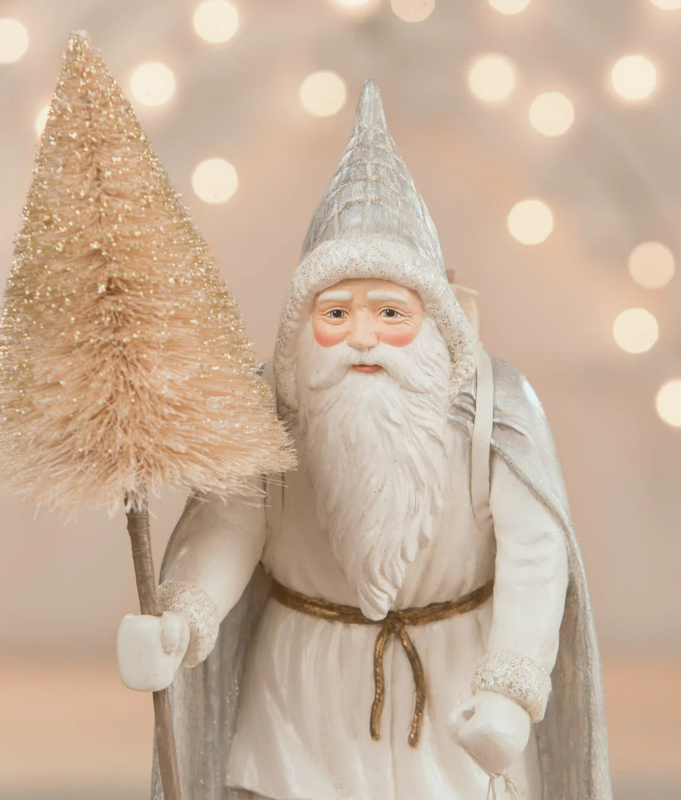 Frosted Metallics Santa