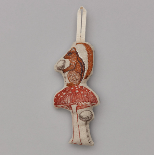 Coral & Tusk 'Chipmunk with Mushroom' Ornament