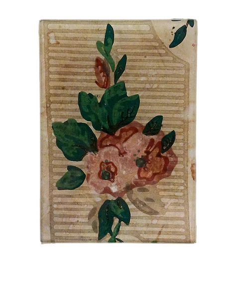 John Derian ‘Hatbox Detail’ 3.5 x 5" Tiny Rectangle Tray