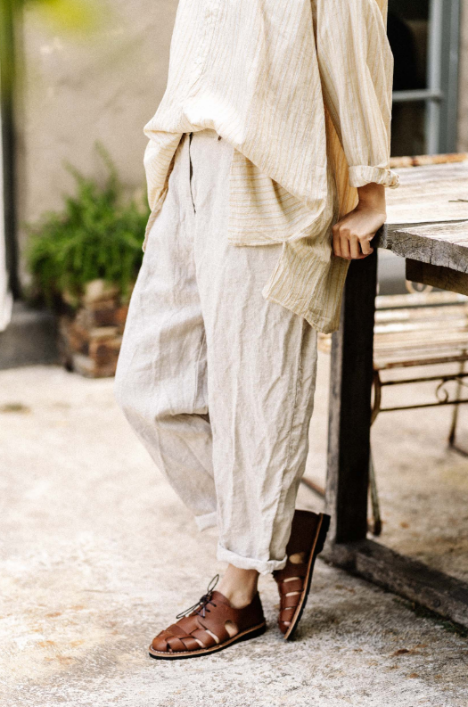 Metta Murphy Pant - Linen - Natural