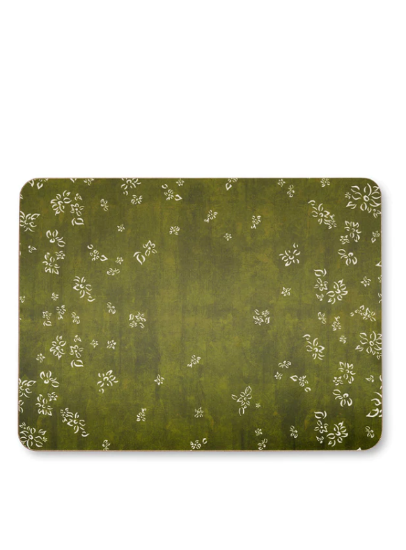 Summerill & Bishop 'Avocado Falling Flower' Cork-Backed Placemat