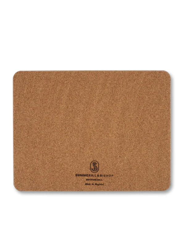 Summerill & Bishop 'Avocado Falling Flower' Cork-Backed Placemat