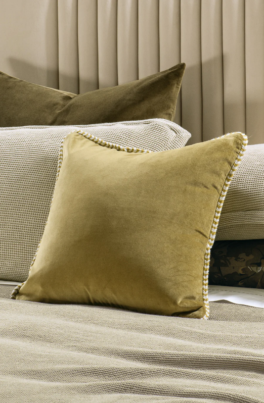 Bianca Lorenne 'Treccia Olive' Square Cushion