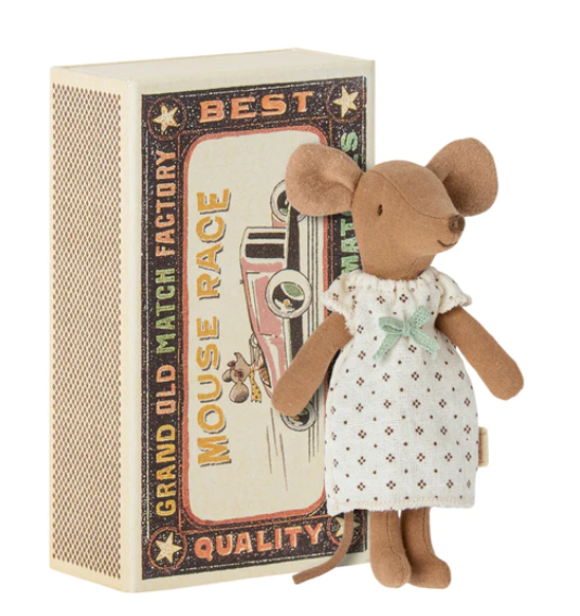 Maileg Big Sister Mouse in Box - Brown