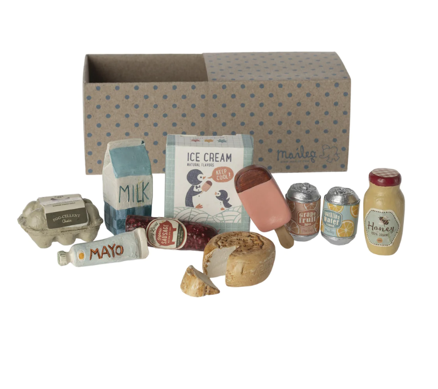 Maileg Miniature Grocery Box Set