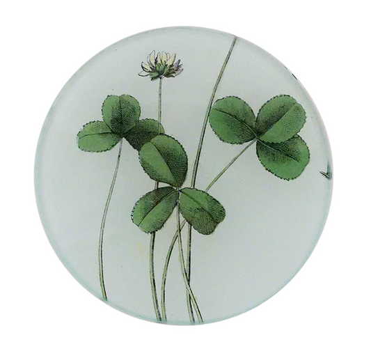 John Derian 'Forage Clover' 4" Tiny Round Plate