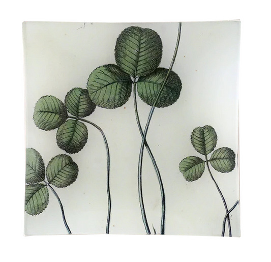 John Derian 'Clover Un Vide Poche' 6" Square Tray