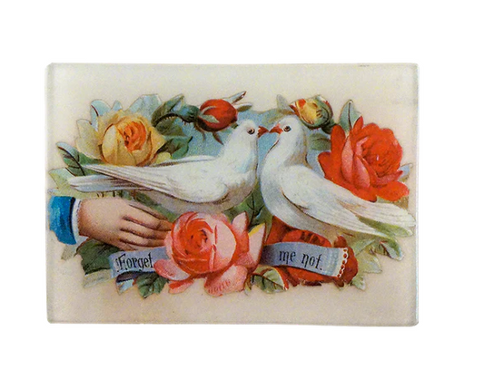 John Derian 'Forget Me Not’ 3.5 x 5" Tiny Rectangle Tray