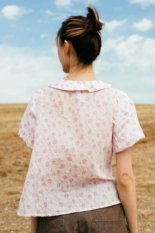 Sula Sweet Blouse - Floral Print - Misted Yellow